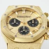 Royal Oak Chrono 26240BA Frosted 41mm YG/YG Gold/Blk Dial  - Image 4