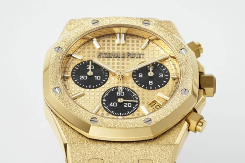 Royal Oak Chrono 26240BA Frosted 41mm YG/YG Gold/Blk Dial  - Image 4