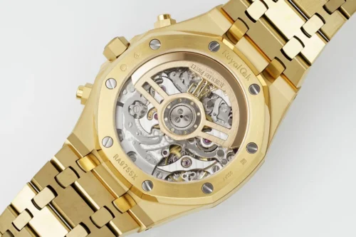 Royal Oak Chrono 26240BA Frosted 41mm YG/YG Gold/Blk Dial  - Image 6