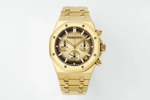 Royal Oak Chrono 26240BA 41mm YG/YG Gold Dial