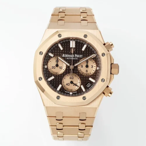 Royal Oak Chrono 26240 RG APSF Brown/RG Dial on RG Bracelet 