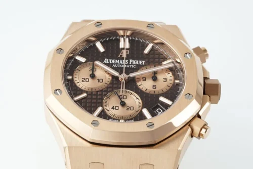 Royal Oak Chrono 26240 RG APSF Brown/RG Dial on RG Bracelet  - Image 5