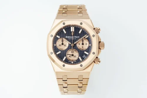 Royal Oak Chrono 26240 RG APSF Blue/RG Dial on RG Bracelet