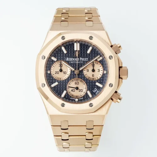 Royal Oak Chrono 26240 RG APSF Blue/RG Dial on RG Bracelet