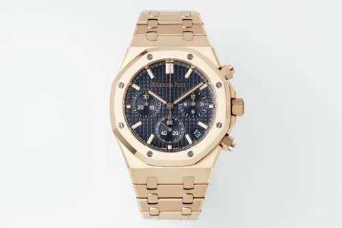 Royal Oak Chrono 26240 RG APSF Blue/RG Dial on RG Bracelet 