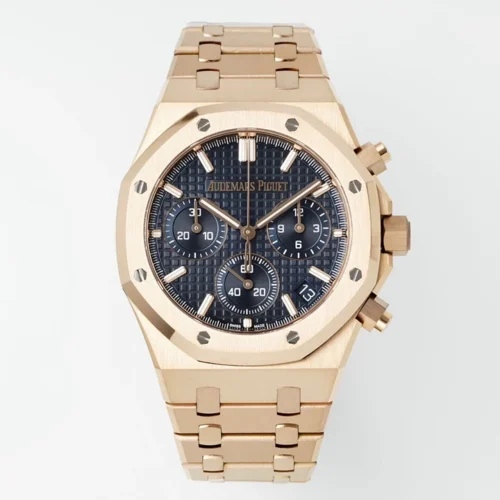 Royal Oak Chrono 26240 RG APSF Blue/RG Dial on RG Bracelet 