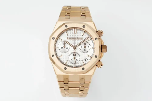 Royal Oak Chrono 26240 RG APSF White/RG Dial on RG Bracelet 