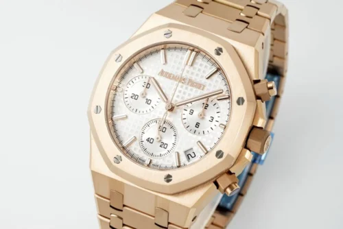 Royal Oak Chrono 26240 RG APSF White/RG Dial on RG Bracelet  - Image 3