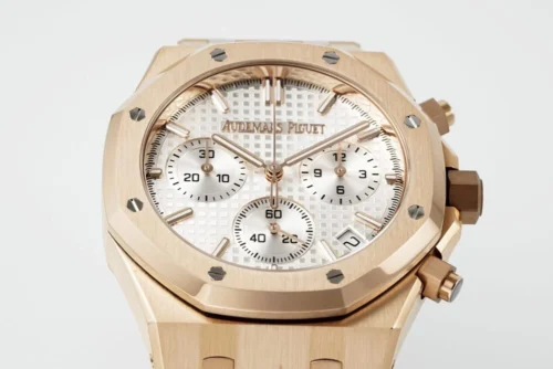 Royal Oak Chrono 26240 RG APSF White/RG Dial on RG Bracelet  - Image 4