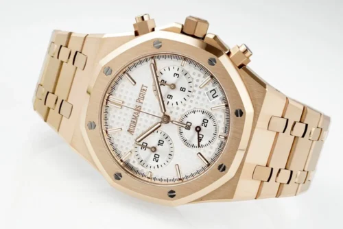 Royal Oak Chrono 26240 RG APSF White/RG Dial on RG Bracelet  - Image 5