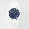 Royal Oak 41mm 15500 White Ceramic/Cer Blue Dial