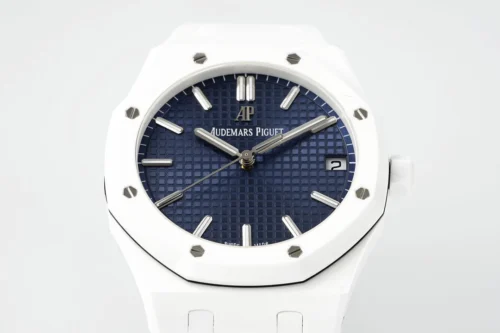 Royal Oak 41mm 15500 White Ceramic/Cer Blue Dial - Image 4