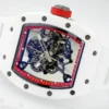 Richard Mille RM055 APSF Red Cer/RU Skeleton Dial On White Rubber Strap - Image 4