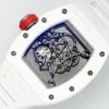 Richard Mille RM055 APSF Red Cer/RU Skeleton Dial On White Rubber Strap - Image 5