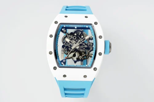 Richard Mille RM055 APSF Blue Cer/RU Skeleton Dial