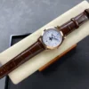 Patek Philippe Annual Calendar Rose Gold; Silvered Dial; Croc Band Super Clone - Image 3