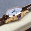 Patek Philippe Annual Calendar Rose Gold; Silvered Dial; Croc Band Super Clone - Image 6