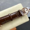 Patek Philippe Annual Calendar Rose Gold; Silvered Dial; Croc Band Super Clone - Image 7