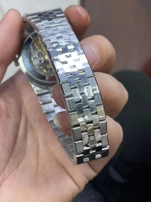 Rolex Land-Dweller 127334 White Honeycomb Super Clone - Image 4