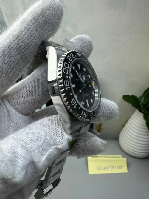 Rolex GMT-Master II Black Grey Bezel Oyster Bracelet "Bruce Wayne" 126710GRNR Super Clone - Image 5
