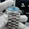 Rolex Day-Date 128236 Dial Ice Blue Weight 175gram QF Factory 40mm Super Clone - Image 5