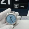 Rolex Day-Date 128236 Dial Ice Blue Weight 175gram QF Factory 40mm Super Clone - Image 10