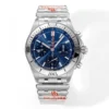 Breitling Chronomat B01 42mm SS TF 1:1 Best Edition Blue Dial on SS Bracelet A7750