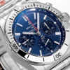 Breitling Chronomat B01 42mm 1:1 Best Edition Blue Dial on SS Bracelet A7750 Super Clone - Image 2