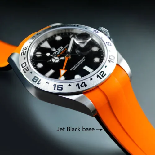 Explorer II 42mm 226570 Clean Black Dial on Oysterflex Rubber Strap 