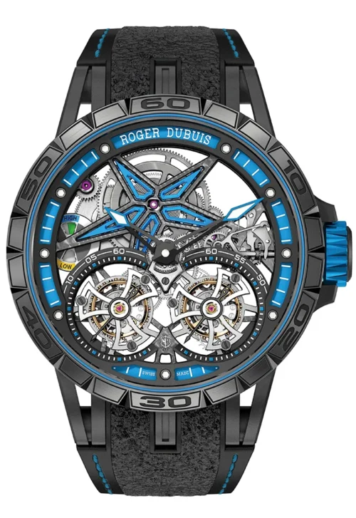 Roger Dubuis Excalibur Spider Pirelli Double Flying Tourbillon Super Clone