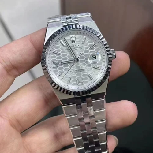Rolex Land-Dweller 127334 White Honeycomb Super Clone