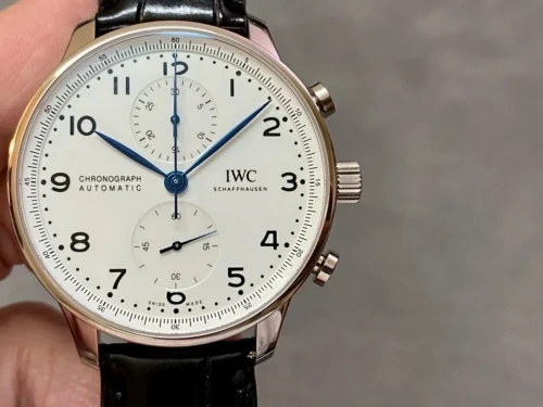 IWC 150th Anniversary Portugieser Chronograph White Dial 41mm COMPLETE IW371602 Super Clone