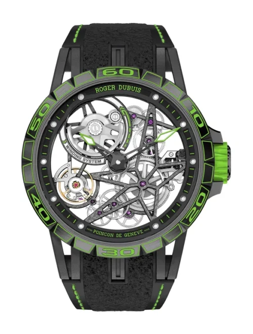 ROGER DUBUIS Excalibur Spider Pirelli Black DLC Titanium 45mm
