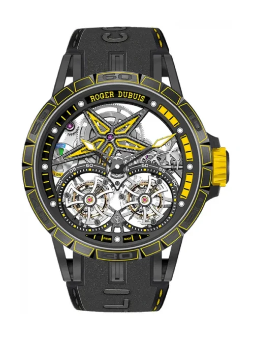 ROGER DUBUIS Excalibur Spider Pirelli Double Flying Tourbillon 47mm Titanium