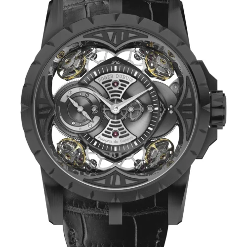 ROGER DUBUIS Quatuor Black DLC Titanium Watch