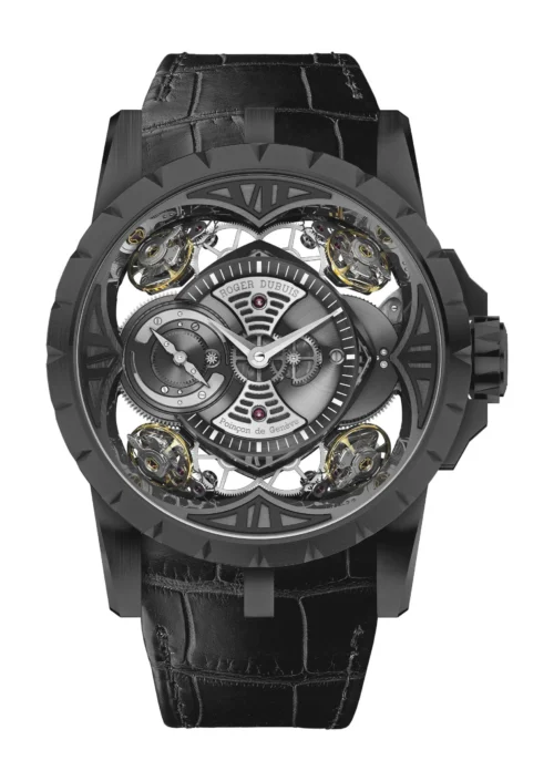 ROGER DUBUIS Quatuor Black DLC Titanium Watch