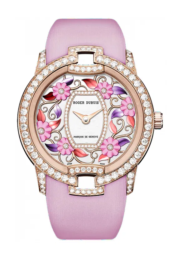 ROGER DUBUIS Velvet Blossom Velvet Pink – Rose Gold 36mm