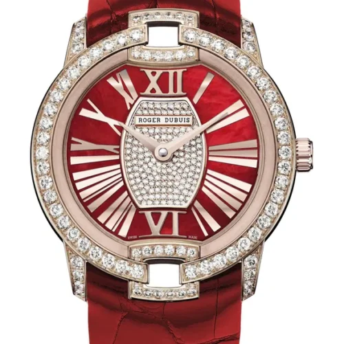 ROGER DUBUIS Velvet Rose Gold 36mm Red