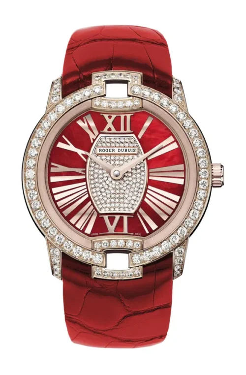 ROGER DUBUIS Velvet Rose Gold 36mm Red