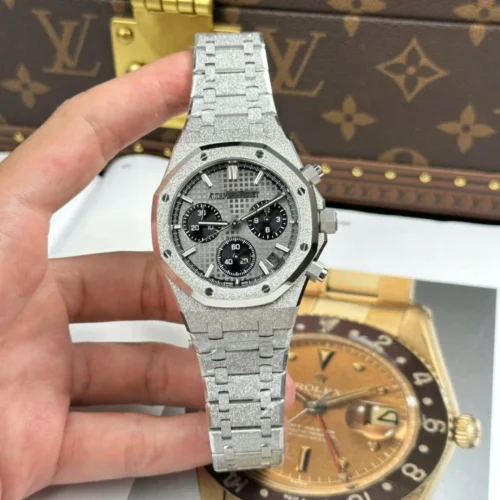 Royal Oak Chrono 26240 Frosted SS APSF 1:1 Best Edition Gray/Black Dial