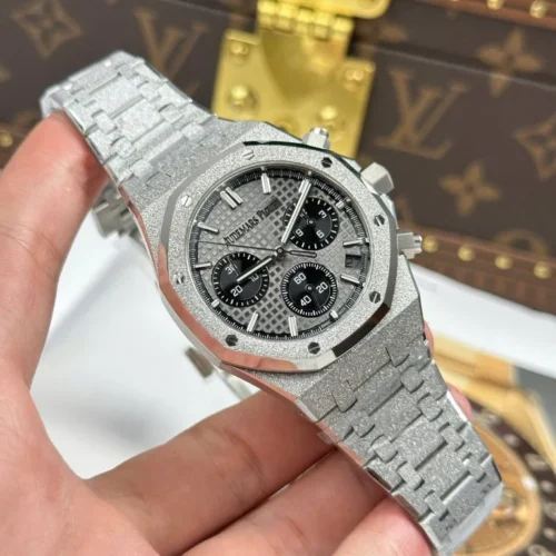 Royal Oak Chrono 26240 Frosted SS APSF 1:1 Best Edition Gray/Black Dial - Image 3