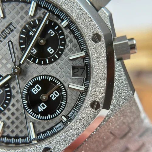 Royal Oak Chrono 26240 Frosted SS APSF 1:1 Best Edition Gray/Black Dial - Image 8