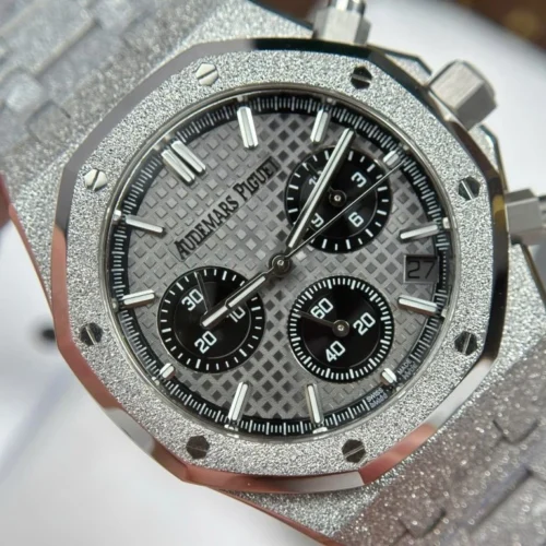 Royal Oak Chrono 26240 Frosted SS APSF 1:1 Best Edition Gray/Black Dial - Image 7