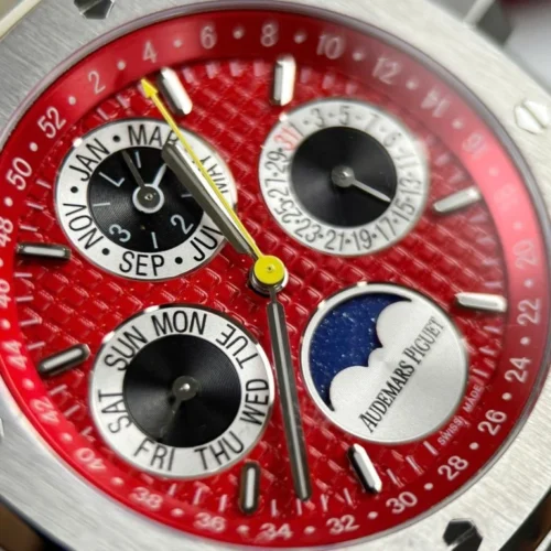 Audemars Piguet Royal Oak Chronograph 26574ST Red Dial - Image 2