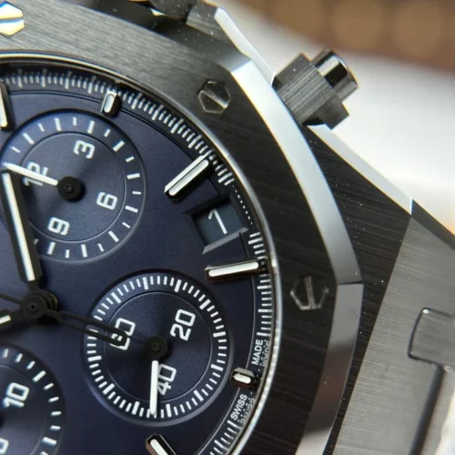 Royal Oak Chronograph 26240 41mm Black Ceramic Charcoal Blue Dial - Image 2