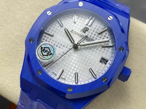 Audemars Piguet Royal Oak 15500 Ceramic Blue - Image 2