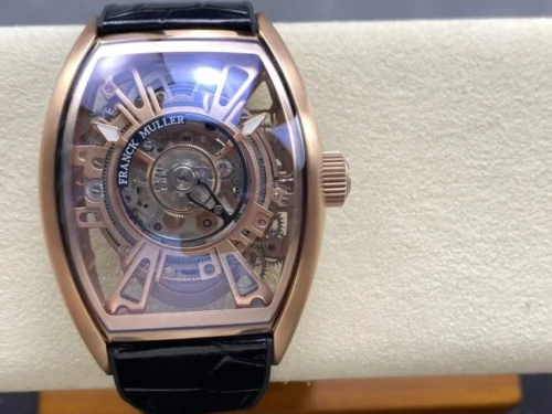 Franck Muller Curvex CX Grand Central Tourbillon Skeleton Rose Gold