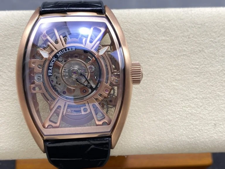 Franck Muller Curvex CX Grand Central Tourbillon Skeleton Rose Gold