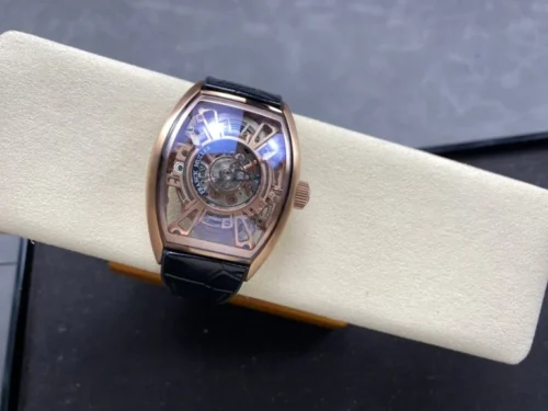 Franck Muller Curvex CX Grand Central Tourbillon Skeleton Rose Gold - Image 3