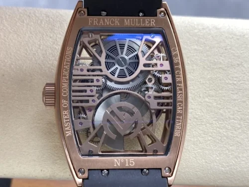 Franck Muller Curvex CX Grand Central Tourbillon Skeleton Rose Gold - Image 5